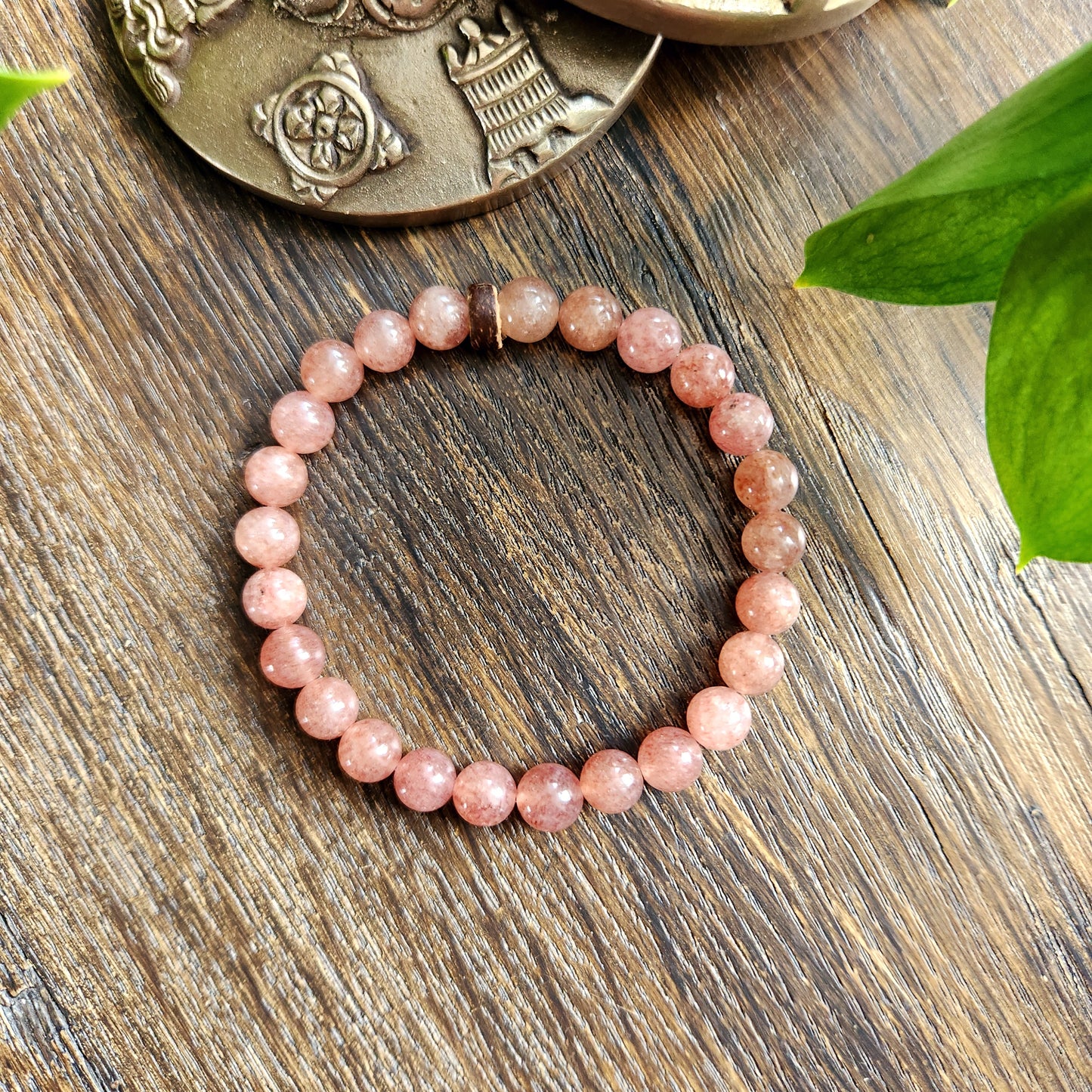 Bracelet en Quartz Fraise - 8mm