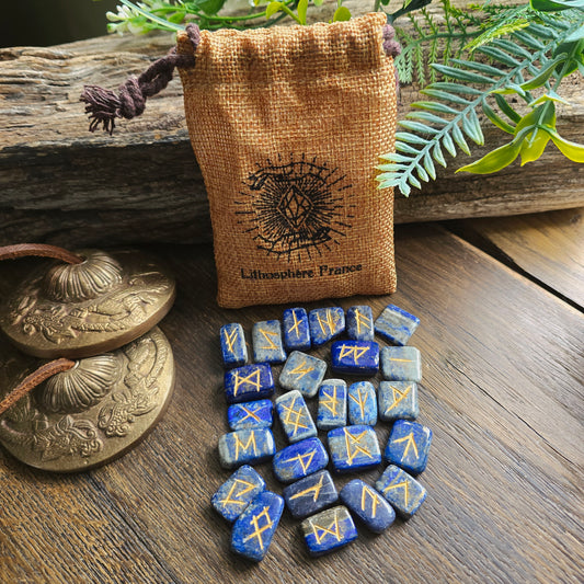Runes en Lapis Lazuli