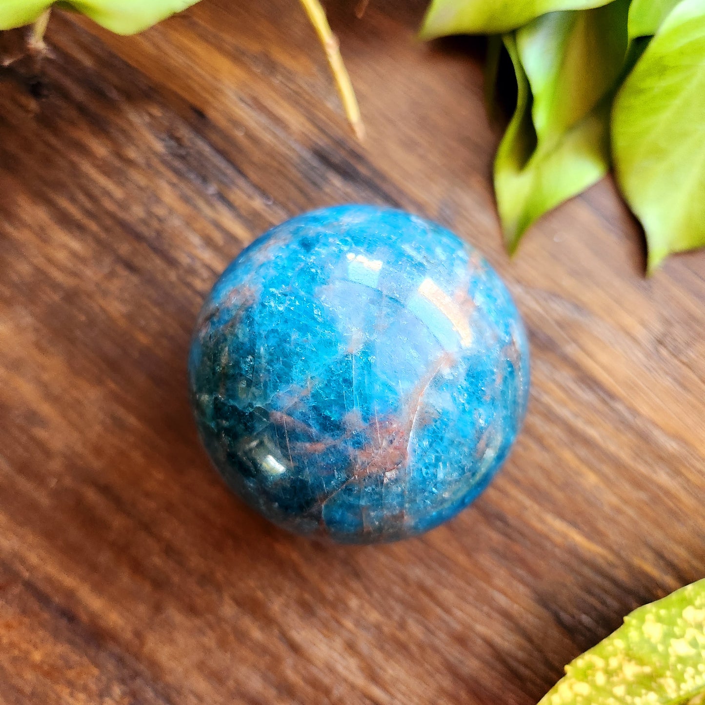 Sphère en Apatite Bleue - n°2