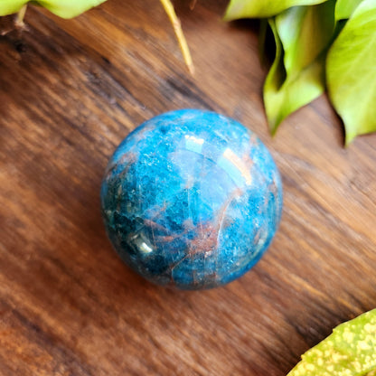Sphère en Apatite Bleue - n°2