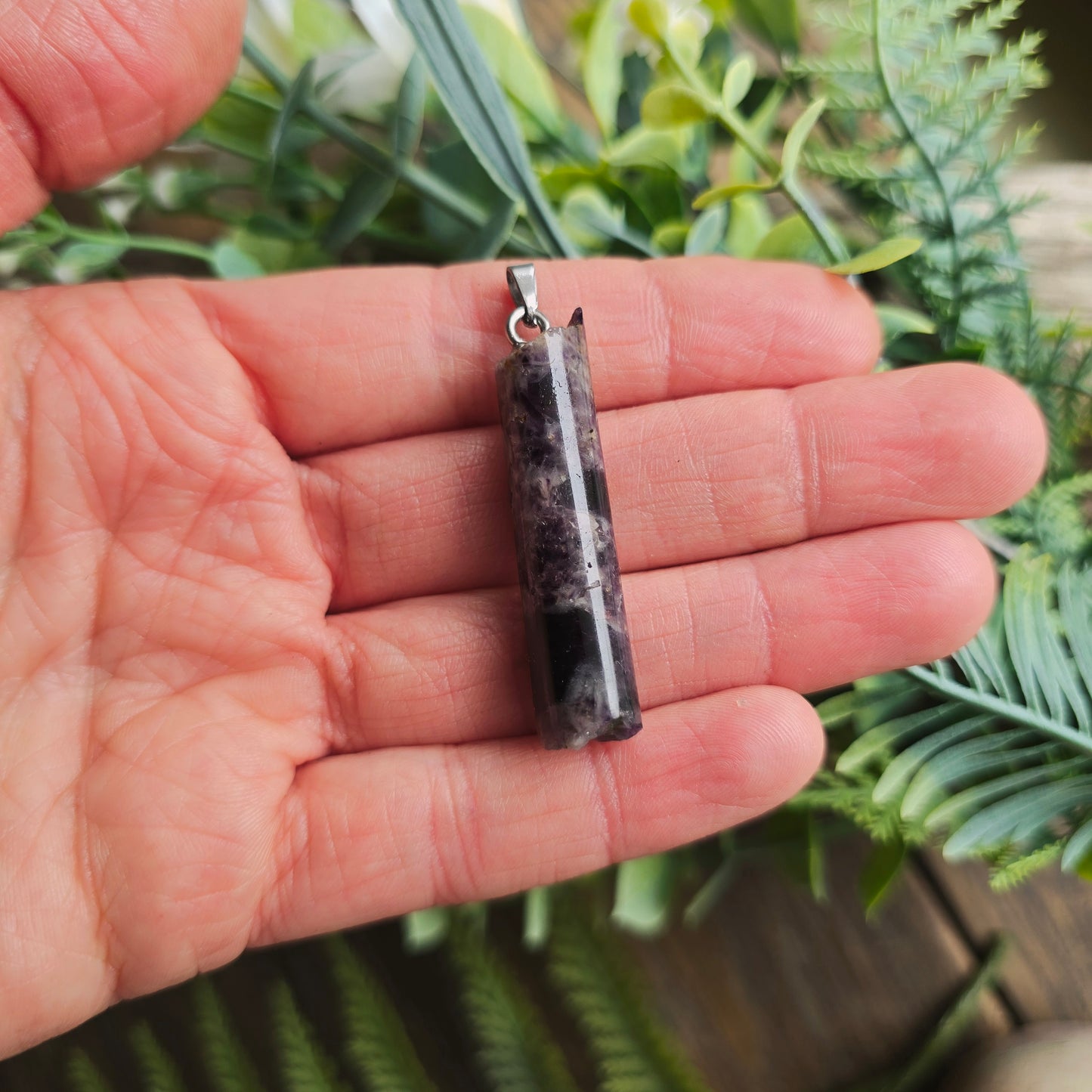Pendentif Totem en Améthyste - n°1