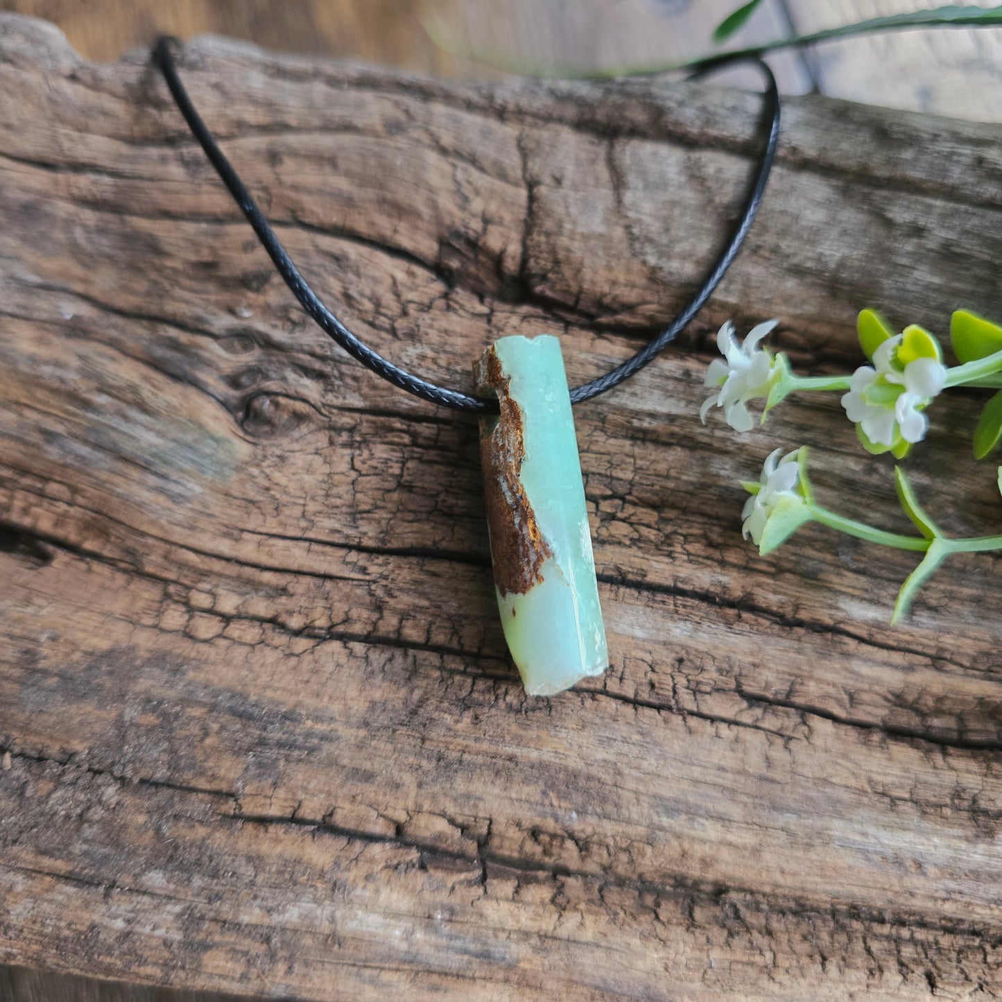 Pendentif Totem en Chrysoprase - n°7