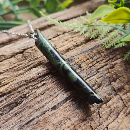 Pendentif Totem en Jaspe kambaba - n°1