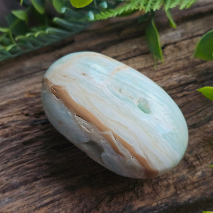 Galet en Aragonite bleue - n°1
