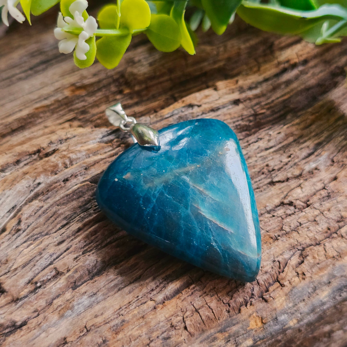 Pendentif en Apatite bleue - n°1